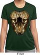 Ladies Snake Shirt Big Cobra Snake Face Moisture Wicking Tee T-Shirt