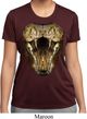 Ladies Snake Shirt Big Cobra Snake Face Moisture Wicking Tee T-Shirt