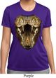 Ladies Snake Shirt Big Cobra Snake Face Moisture Wicking Tee T-Shirt