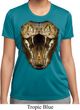 Ladies Snake Shirt Big Cobra Snake Face Moisture Wicking Tee T-Shirt