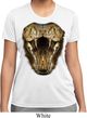Ladies Snake Shirt Big Cobra Snake Face Moisture Wicking Tee T-Shirt
