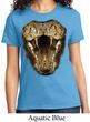 Ladies Snake Shirt Big Cobra Snake Face Tee T-Shirt