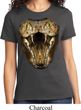 Ladies Snake Shirt Big Cobra Snake Face Tee T-Shirt
