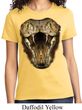 Ladies Snake Shirt Big Cobra Snake Face Tee T-Shirt