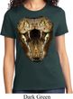 Ladies Snake Shirt Big Cobra Snake Face Tee T-Shirt