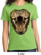 Ladies Snake Shirt Big Cobra Snake Face Tee T-Shirt