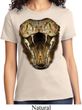 Ladies Snake Shirt Big Cobra Snake Face Tee T-Shirt
