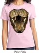 Ladies Snake Shirt Big Cobra Snake Face Tee T-Shirt