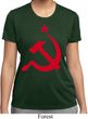 Ladies Soviet Shirt Red Hammer And Sickle Moisture Wicking Tee
