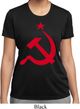 Ladies Soviet Shirt Red Hammer And Sickle Moisture Wicking Tee