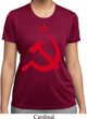 Ladies Soviet Shirt Red Hammer And Sickle Moisture Wicking Tee