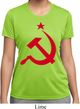 Ladies Soviet Shirt Red Hammer And Sickle Moisture Wicking Tee