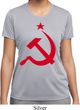 Ladies Soviet Shirt Red Hammer And Sickle Moisture Wicking Tee