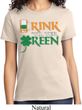 Ladies St Patrick's Day Shirt Drink Til Yer Green Tee T-Shirt