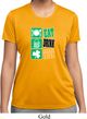 Ladies St Patrick's Day Shirt Eat Drink Be Irish Moisture Wicking Tee