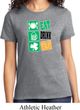 Ladies St Patrick's Day Shirt Eat Drink Be Irish Tee T-Shirt