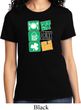 Ladies St Patrick's Day Shirt Eat Drink Be Irish Tee T-Shirt
