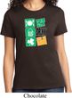 Ladies St Patrick's Day Shirt Eat Drink Be Irish Tee T-Shirt
