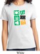 Ladies St Patrick's Day Shirt Eat Drink Be Irish Tee T-Shirt