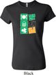 Ladies St Patrick's Shirt Eat Drink Be Irish Crewneck Tee T-Shirt