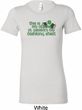 Ladies St Patricks Shirt Official Drinking Shirt Longer Length Tee