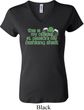 Ladies St Patricks Shirt Official Drinking Shirt V-neck Tee T-Shirt