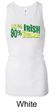 Ladies Tanktop 10% Irish 90% Drunk Longer Length Racerback Tank Top