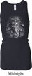 Ladies Tanktop 3D Ganesha Darks Longer Length Racerback Tank Top