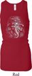 Ladies Tanktop 3D Ganesha Darks Longer Length Racerback Tank Top