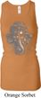 Ladies Tanktop 3D Ganesha Lights Longer Length Racerback Tank Top