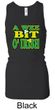 Ladies Tanktop A Wee Bit Irish Shamrock Longer Length Racerback Tank