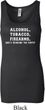Ladies Tanktop Alcohol Tobacco Firearms ATF Longer Length Tank Top