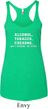 Ladies Tanktop Alcohol Tobacco Firearms Tri Blend Racerback Tank Top