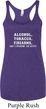 Ladies Tanktop Alcohol Tobacco Firearms Tri Blend Racerback Tank Top