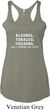 Ladies Tanktop Alcohol Tobacco Firearms Tri Blend Racerback Tank Top