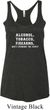Ladies Tanktop Alcohol Tobacco Firearms Tri Blend Racerback Tank Top