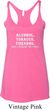 Ladies Tanktop Alcohol Tobacco Firearms Tri Blend Racerback Tank Top