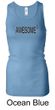 Ladies Tanktop Awesome Cubed Longer Length Racerback Tank Top
