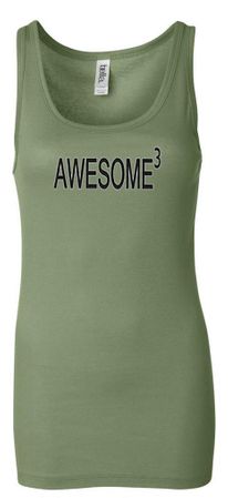 Ladies Tanktop Awesome Cubed Longer Length Tank Top