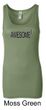 Ladies Tanktop Awesome Cubed Longer Length Tank Top