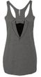 Ladies Tanktop Basic Black Tuxedo Tri Blend Racerback Tank Top