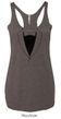 Ladies Tanktop Basic Black Tuxedo Tri Blend Racerback Tank Top
