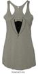 Ladies Tanktop Basic Black Tuxedo Tri Blend Racerback Tank Top