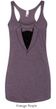 Ladies Tanktop Basic Black Tuxedo Tri Blend Racerback Tank Top