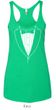 Ladies Tanktop Basic White Tuxedo Tri Blend Racerback Tank Top