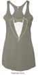 Ladies Tanktop Basic White Tuxedo Tri Blend Racerback Tank Top