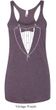 Ladies Tanktop Basic White Tuxedo Tri Blend Racerback Tank Top