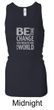 Ladies Tanktop Be The Change Longer Length Racerback Tank Top