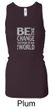 Ladies Tanktop Be The Change Longer Length Racerback Tank Top