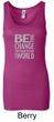Ladies Tanktop Be The Change Longer Length Tank Top